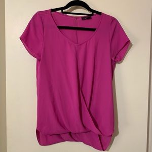 I.ner Top short sleeve wrap top